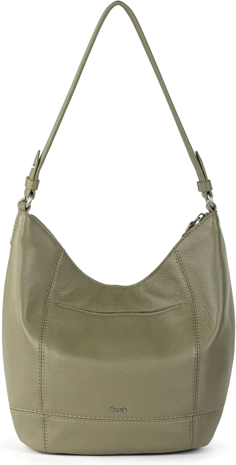 The Sak Sequoia Hobo Bag - Premium Large Leather Women's Handbag for Everyday & Travel - Durable Purse With Zipper Pocket