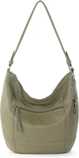 The Sak Sequoia Hobo Bag - Premium Large Leather Women's Handbag for Everyday & Travel - Durable Purse With Zipper Pocket