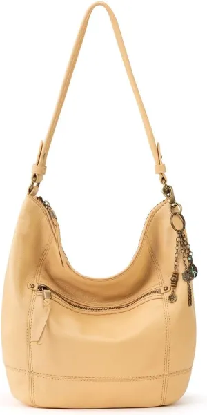 The Sak Sequoia Hobo Bag - Premium Large Leather Women's Handbag for Everyday & Travel - Durable Purse With Zipper Pocket