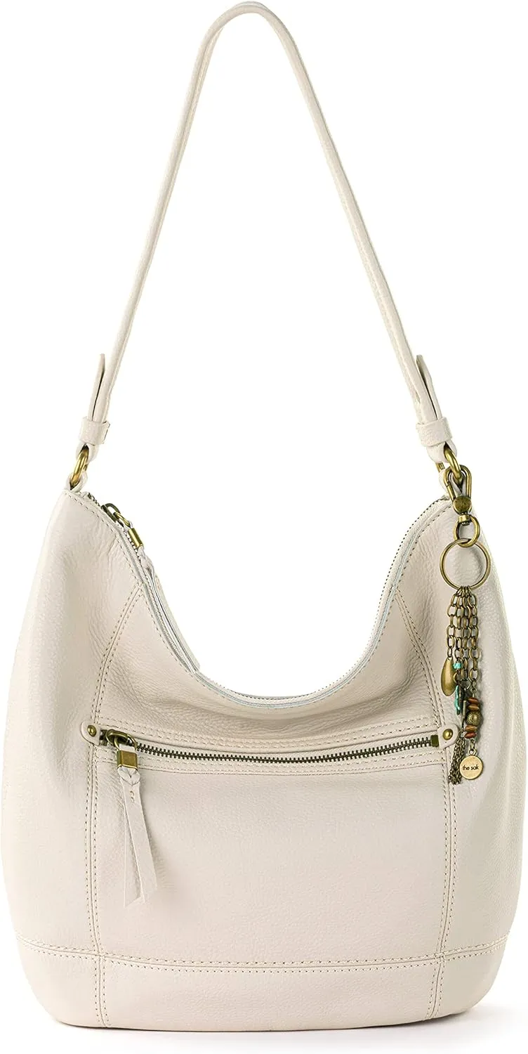 The Sak Sequoia Hobo Bag - Premium Large Leather Women's Handbag for Everyday & Travel - Durable Purse With Zipper Pocket