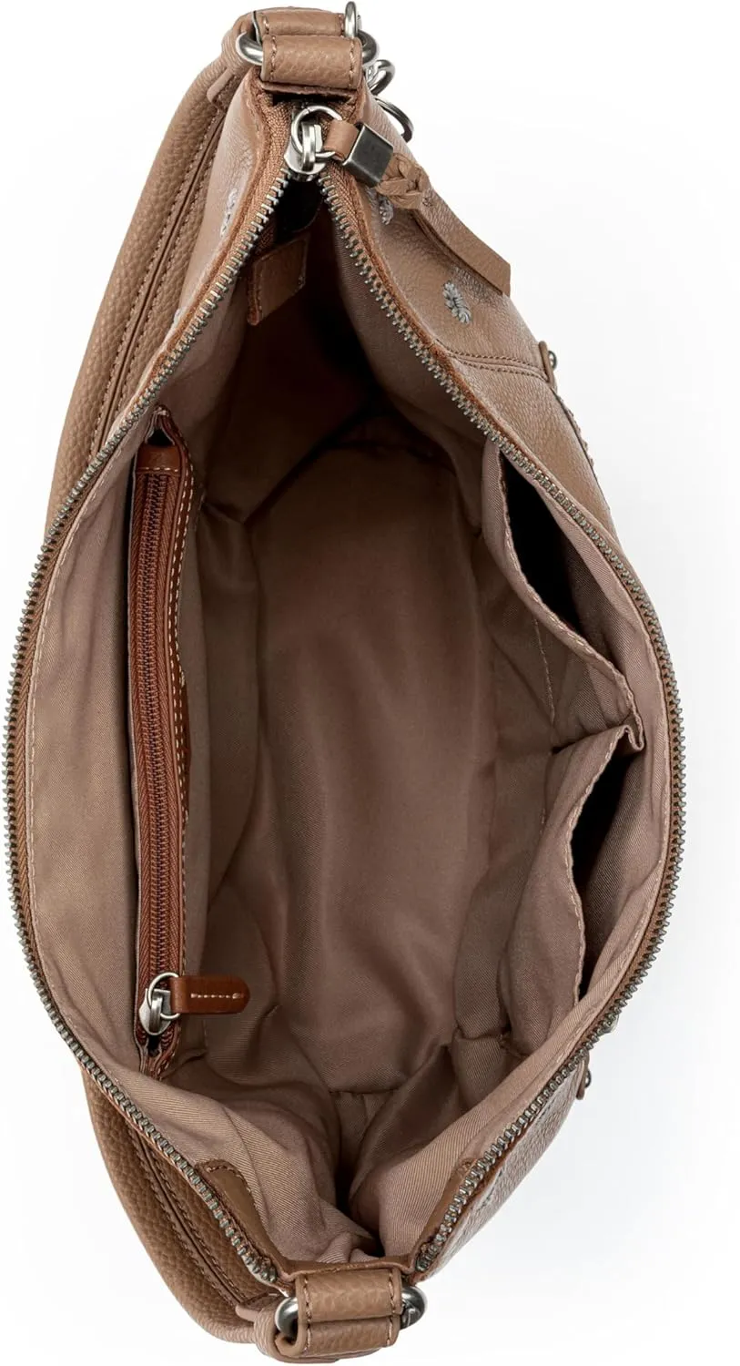 The Sak Sequoia Hobo Bag - Premium Large Leather Women's Handbag for Everyday & Travel - Durable Purse With Zipper Pocket