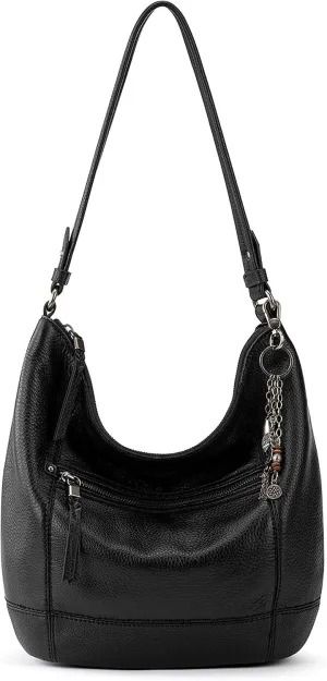 The Sak Sequoia Hobo Bag - Premium Large Leather Women's Handbag for Everyday & Travel - Durable Purse With Zipper Pocket