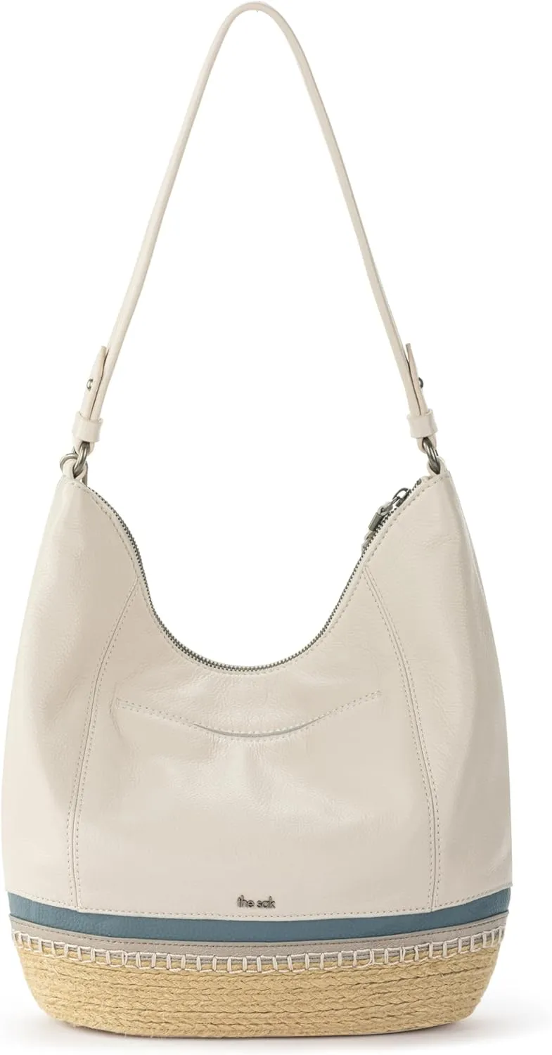 The Sak Sequoia Hobo Bag - Premium Large Leather Women's Handbag for Everyday & Travel - Durable Purse With Zipper Pocket