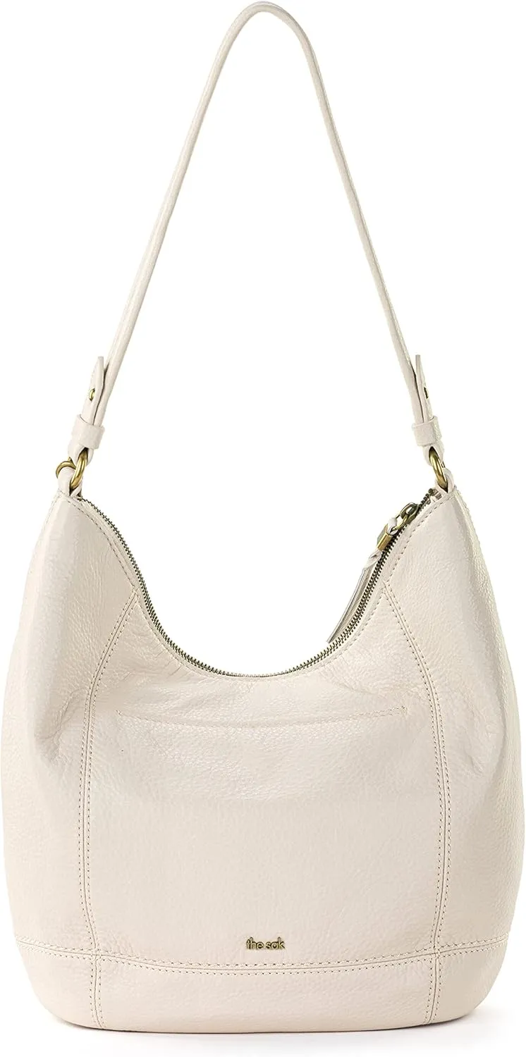 The Sak Sequoia Hobo Bag - Premium Large Leather Women's Handbag for Everyday & Travel - Durable Purse With Zipper Pocket