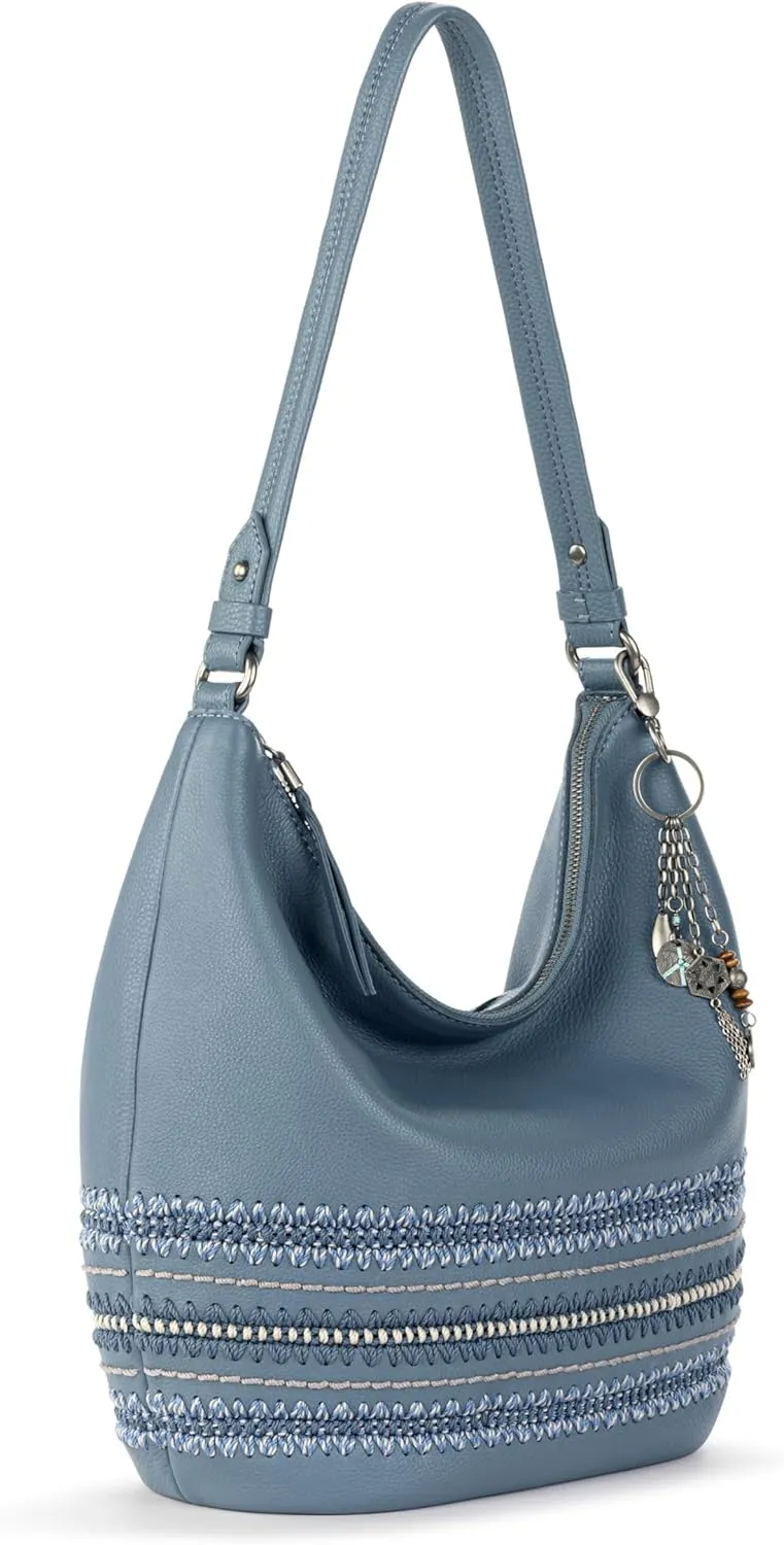 The Sak Sequoia Hobo Bag - Premium Large Leather Women's Handbag for Everyday & Travel - Durable Purse With Zipper Pocket