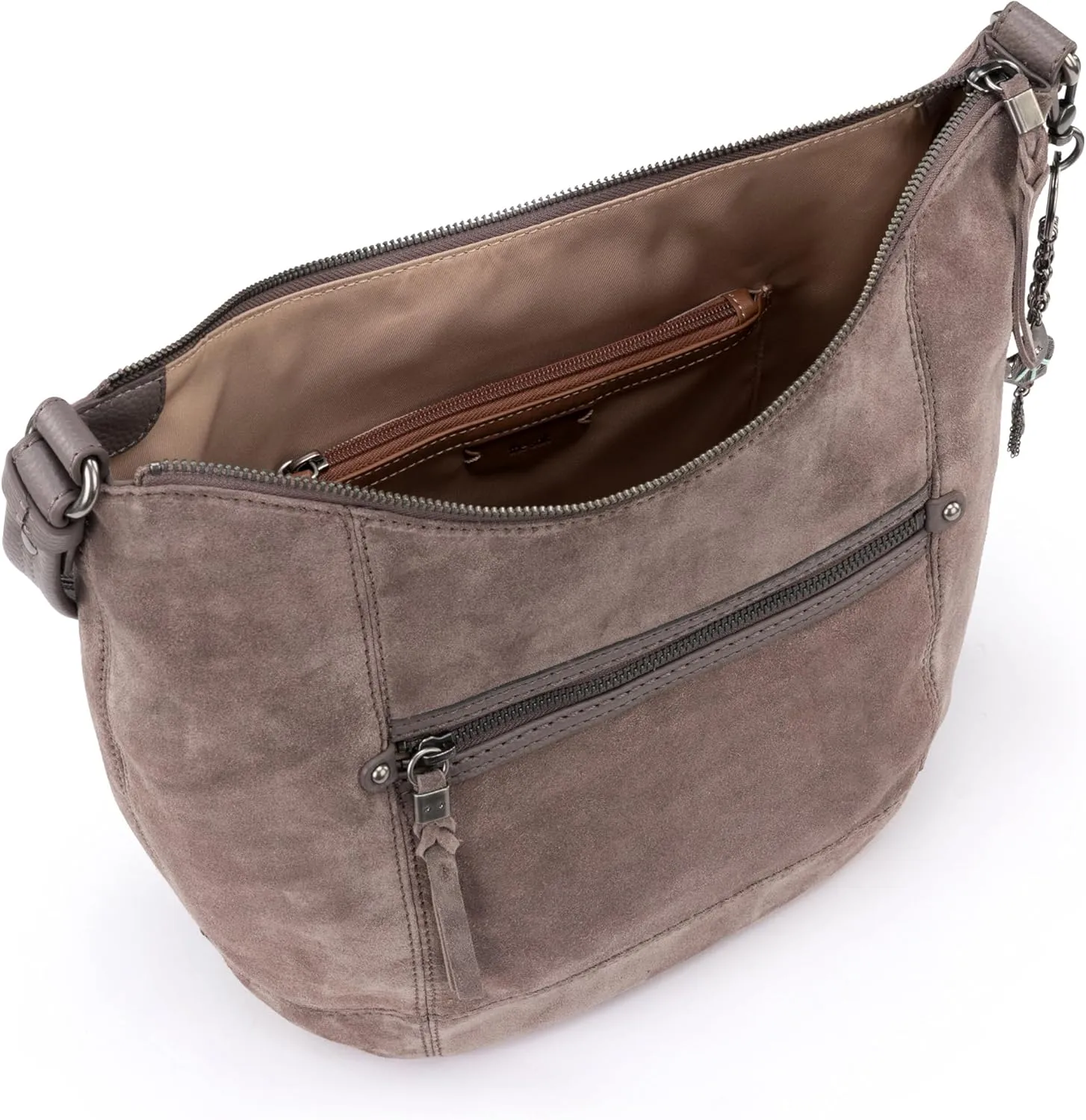 The Sak Sequoia Hobo Bag - Premium Large Leather Women's Handbag for Everyday & Travel - Durable Purse With Zipper Pocket