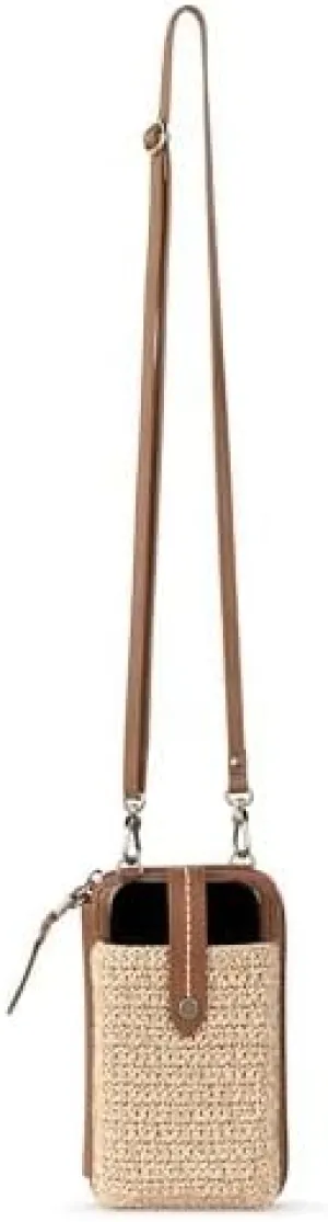 The Sak Silverlake N/S Smartphone Crossbody, Bamboo Static