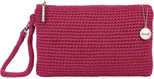 The Sak Vita Wristlet Purse - Small Hand Crochet Women's Clutch for Everyday & Travel - Mini Handbag With Card Slots & Zipper