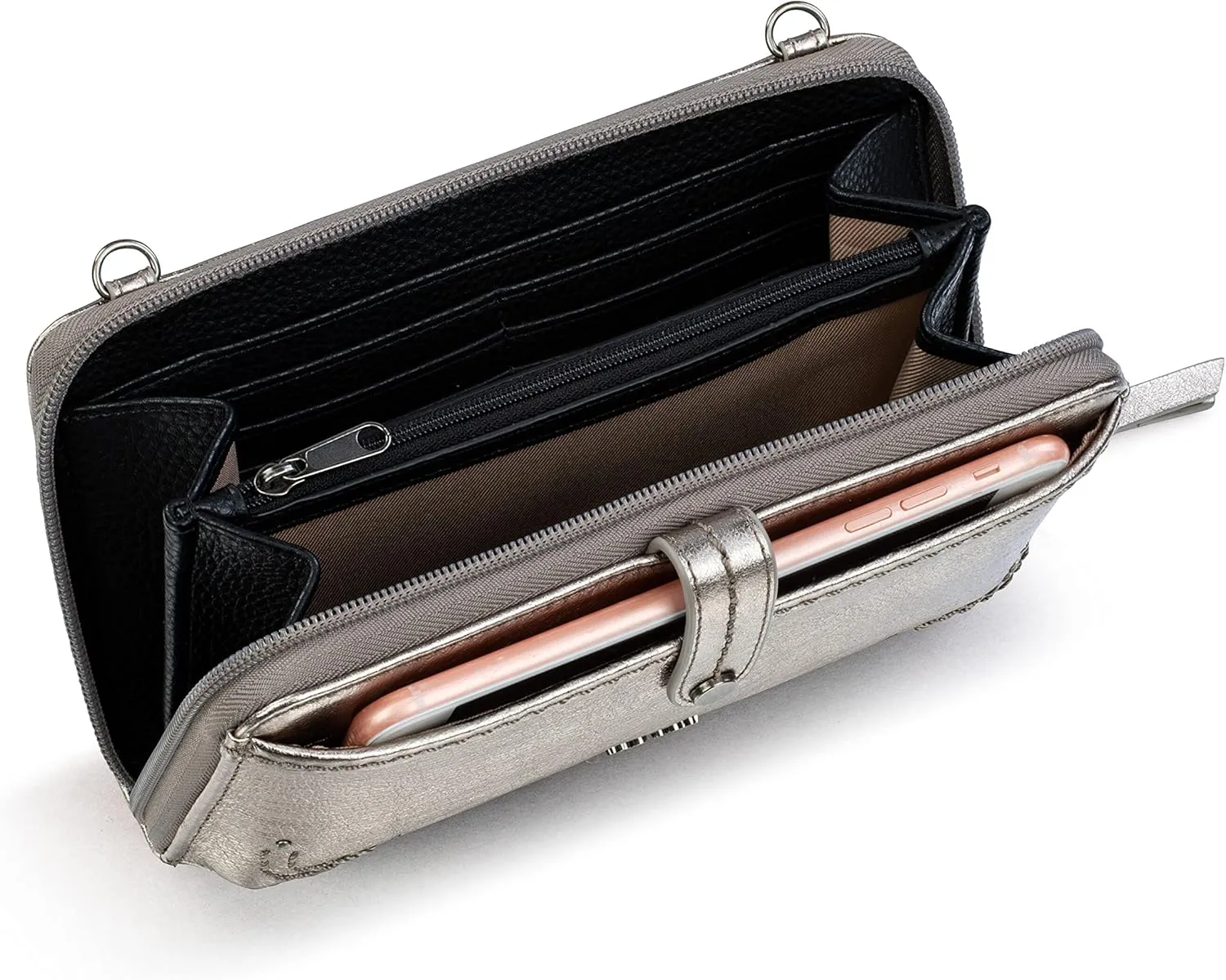 The Sak, Womens, Iris Large Smartphone Crossbody Bag in Leather