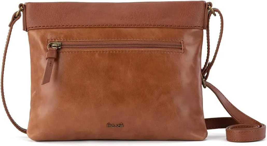 The Sak Womens Sanibel Leather Mini CrossBody Bag