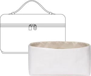 Tote Bag Organizer Insert for Loro Piana Extra Pocket L19 Handbag, Custom Fit Inside Premium Craie Lightweight WaterResistant Purse Insert