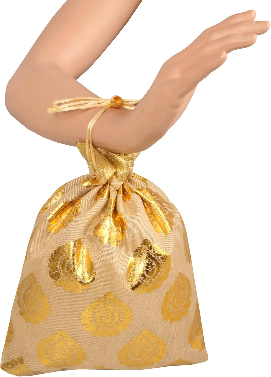 Touchstone Drawstring Bags Traditional Indian Handcrafted Fabric Perfect for Gifts Jewelry Weddings Pouches Purses Potli