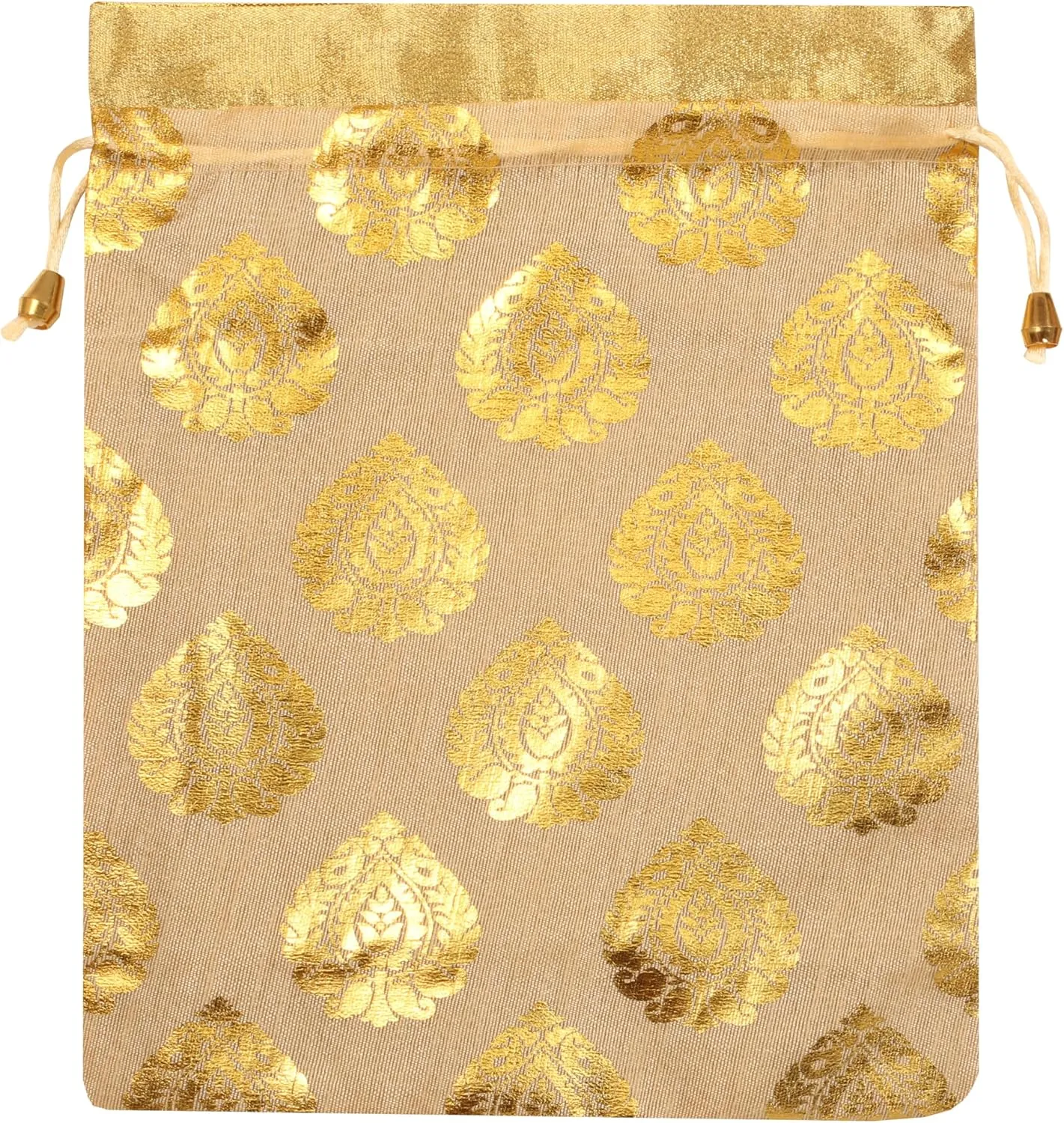 Touchstone Drawstring Bags Traditional Indian Handcrafted Fabric Perfect for Gifts Jewelry Weddings Pouches Purses Potli