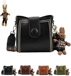 Vintage Fashion Bag, Adjustable Wider Shoulder Strap,Mini Crossbody Bags, Vintage Fashion Crossbody Bag for Women