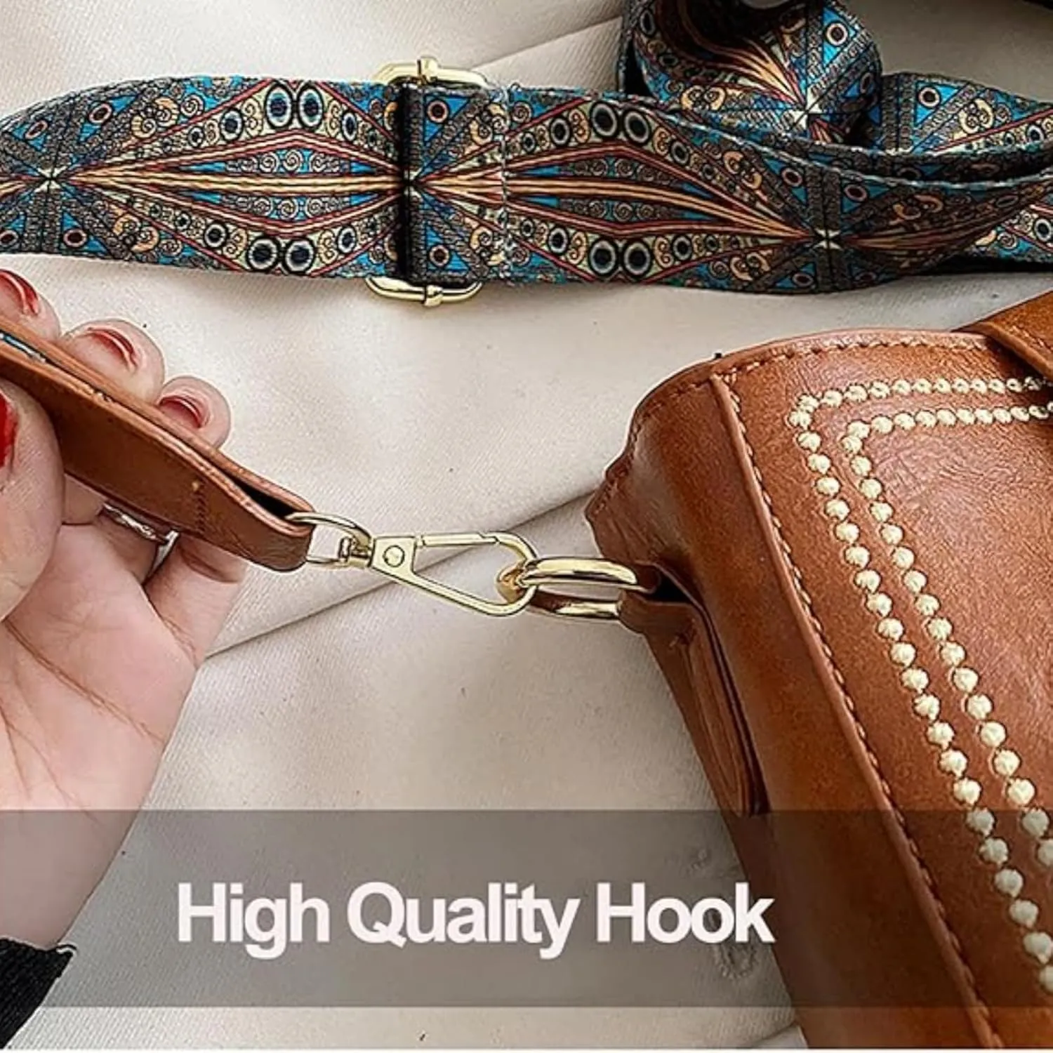 Vintage Fashion Bag with Adjustable Wider Shoulder Strap,Vintage Retro Small Water Bucket Bag,Crossbody Bags Women