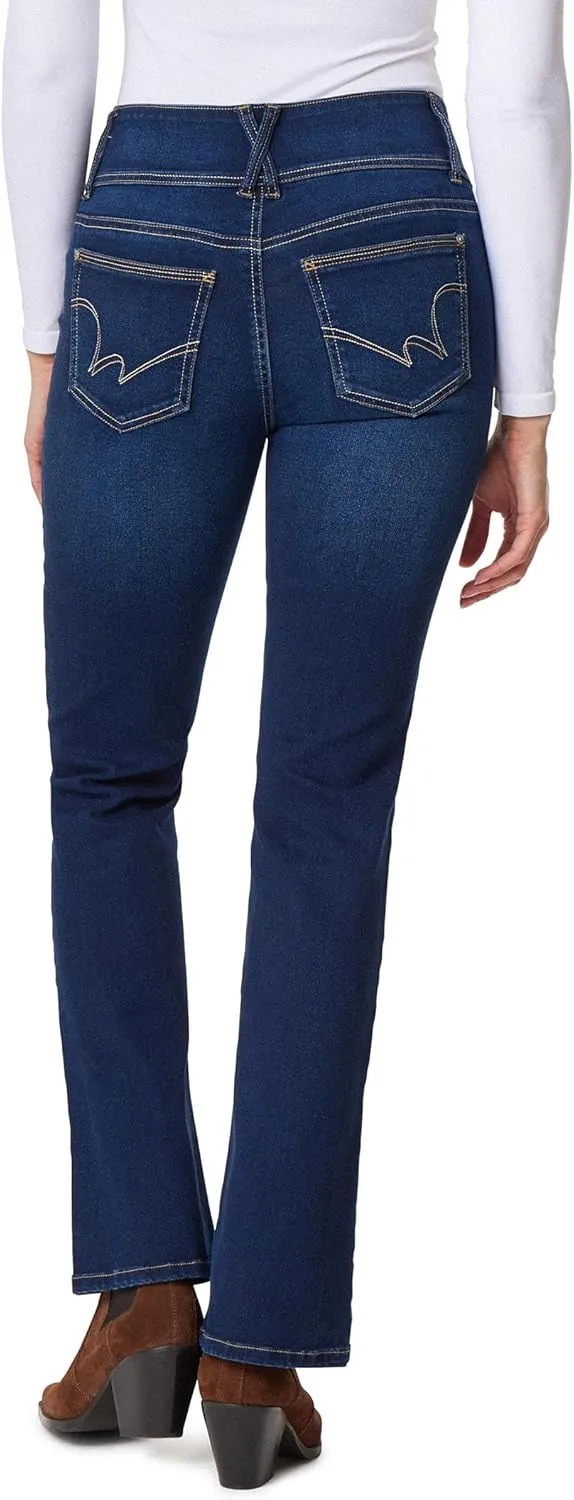 WallFlower Women's Sassy Bootcut High Rise Insta Soft Juniors Jeans