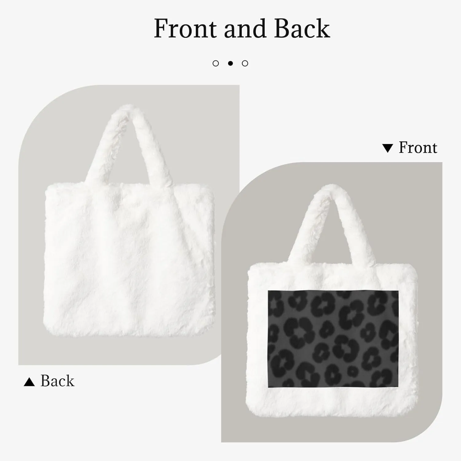 Women's Shoulder Handbags Fluffy Tote Bag Fashion Shoulder Bag for Women