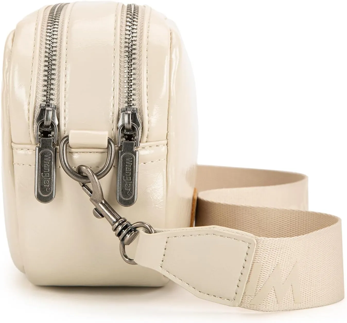 Wrangler Crossbody Bags for Women Shoulder Handbag with Dual Zipper Design
