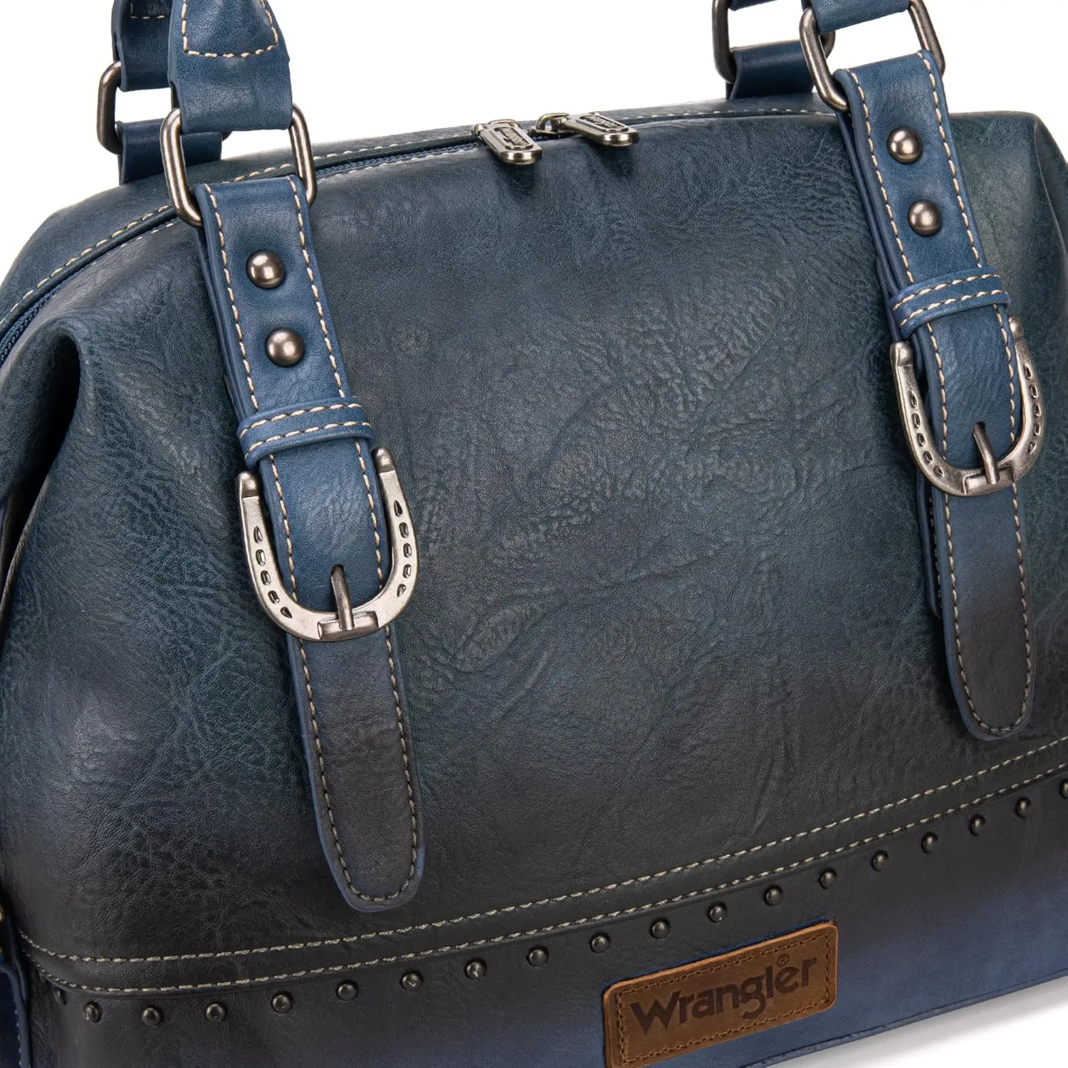 Wrangler Doctor Bag Top Handle Purse Hobo Shoulder Barrel Satchel Handbags for Women