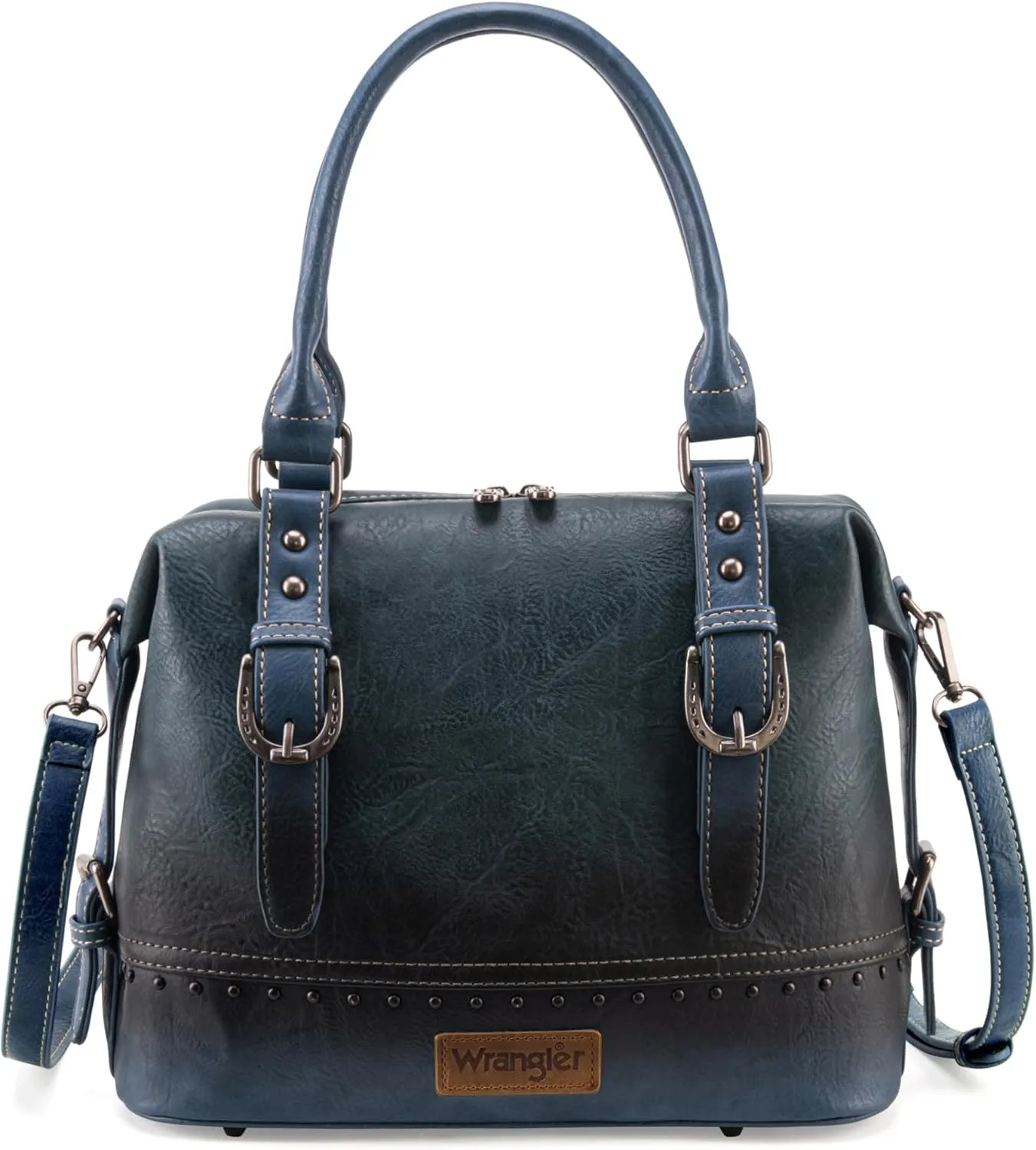 Wrangler Doctor Bag Top Handle Purse Hobo Shoulder Barrel Satchel Handbags for Women