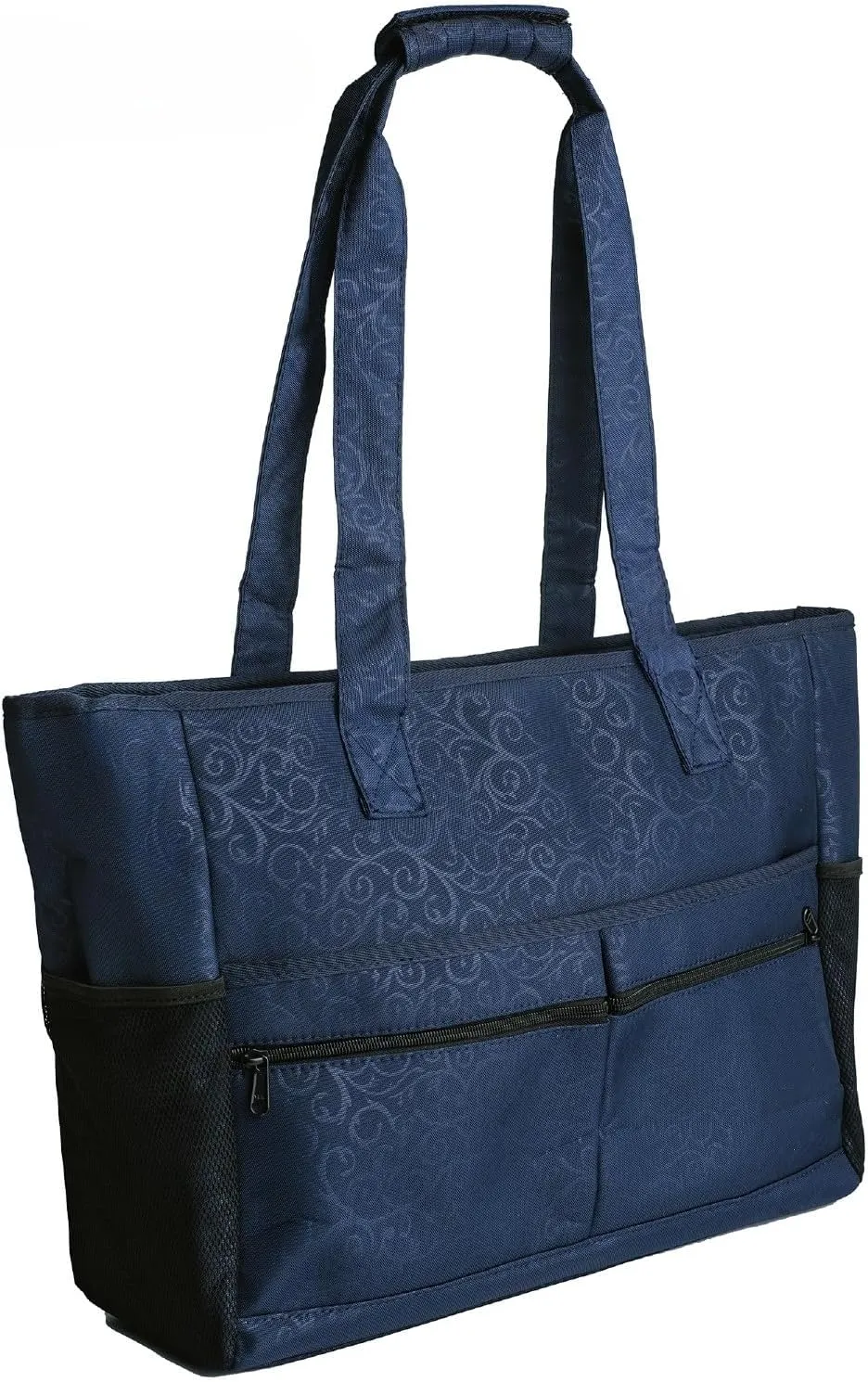 Zero Grid Women's Laptop XL Tote Bag - Travel, Gym, Yoga, Beach Shoulder Bag with RFID-Blocking and Water Resistant Fabric
